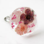 bague rosée d'été-bijou-végétal-resine-fleur-personnalisable-bijou-floral-cadeau-nature-femme