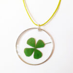 pendentif-trefle-a quatre feuilles cercle